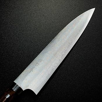 佐治作 牛刀包丁 VG10 ダマスカス 210mm 鎚目打 ウォルナット柄 佐治作 牛刀包丁 VG10 ダマスカス 210mm 鎚目打 ウォルナット柄